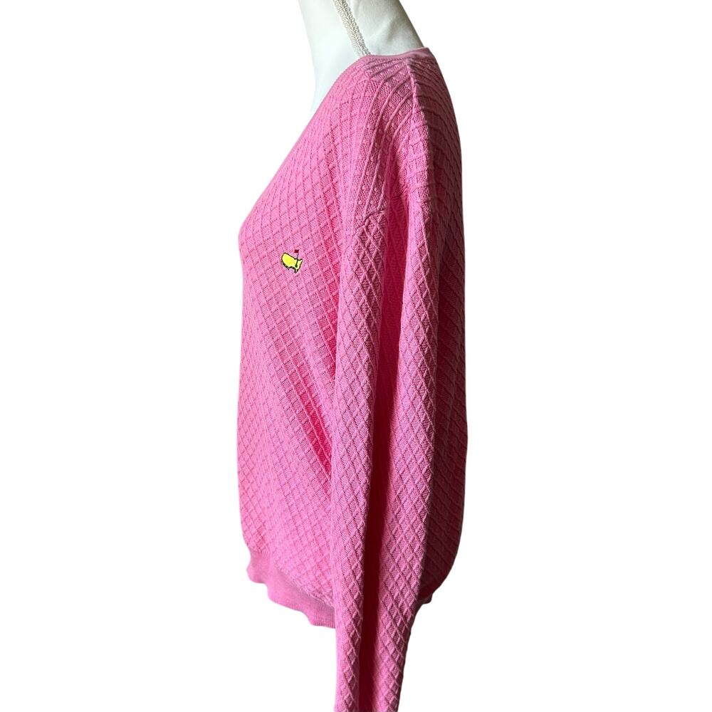 Magnolia Lane Augusta Masters Tournament Pink Oversized Sweater XL - Picture 2 of 6